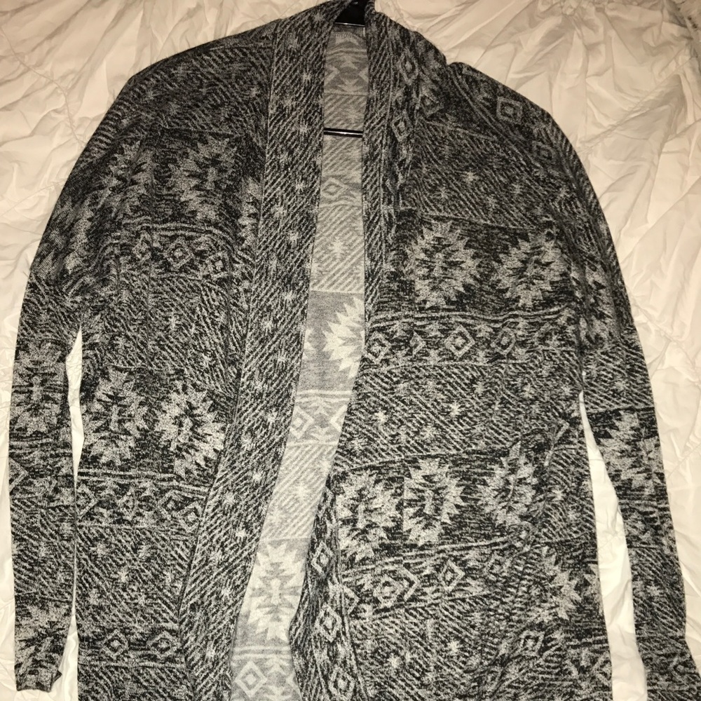 Long Grey Cardigan